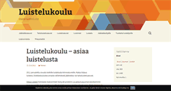 Desktop Screenshot of luistelukoulu.fi
