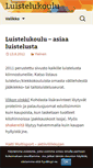 Mobile Screenshot of luistelukoulu.fi