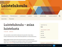 Tablet Screenshot of luistelukoulu.fi
